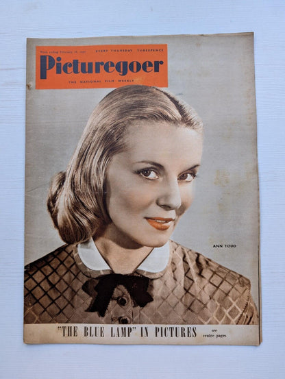 Picturegoer: The National Film Weekly February 18, 1950 - Ann Todd Cover