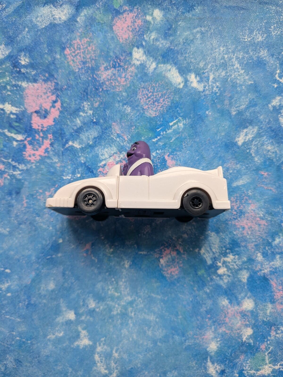 Vintage Grimace Connect-A-Car Happy Meal Toy - 1991 - McDonalds