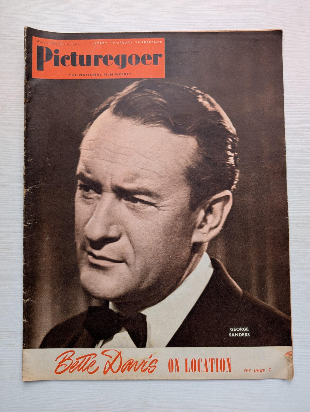 Picturegoer: The National Film Weekly May 19, 1951 - George Sanders Cover