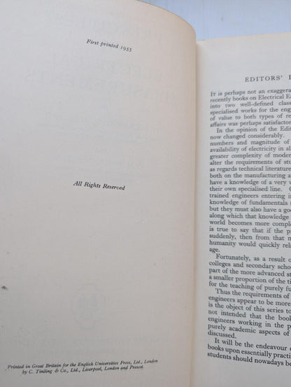 Principles of Electrical Measurements by H. Buckingham/E.M Price - 1955