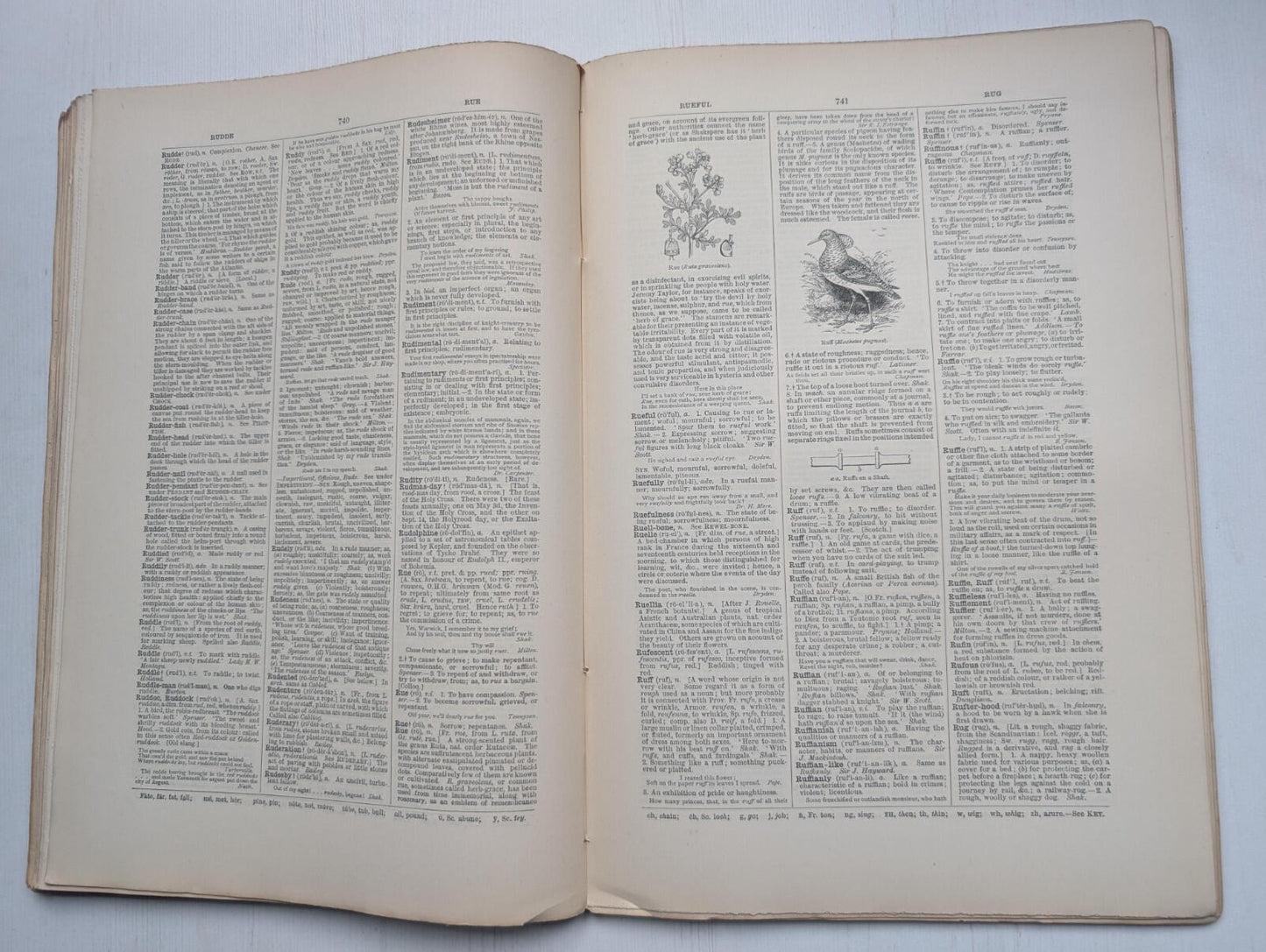 Ogilvie's Imperial Dictionary of The English Language Div. 13 - 1880's Approx