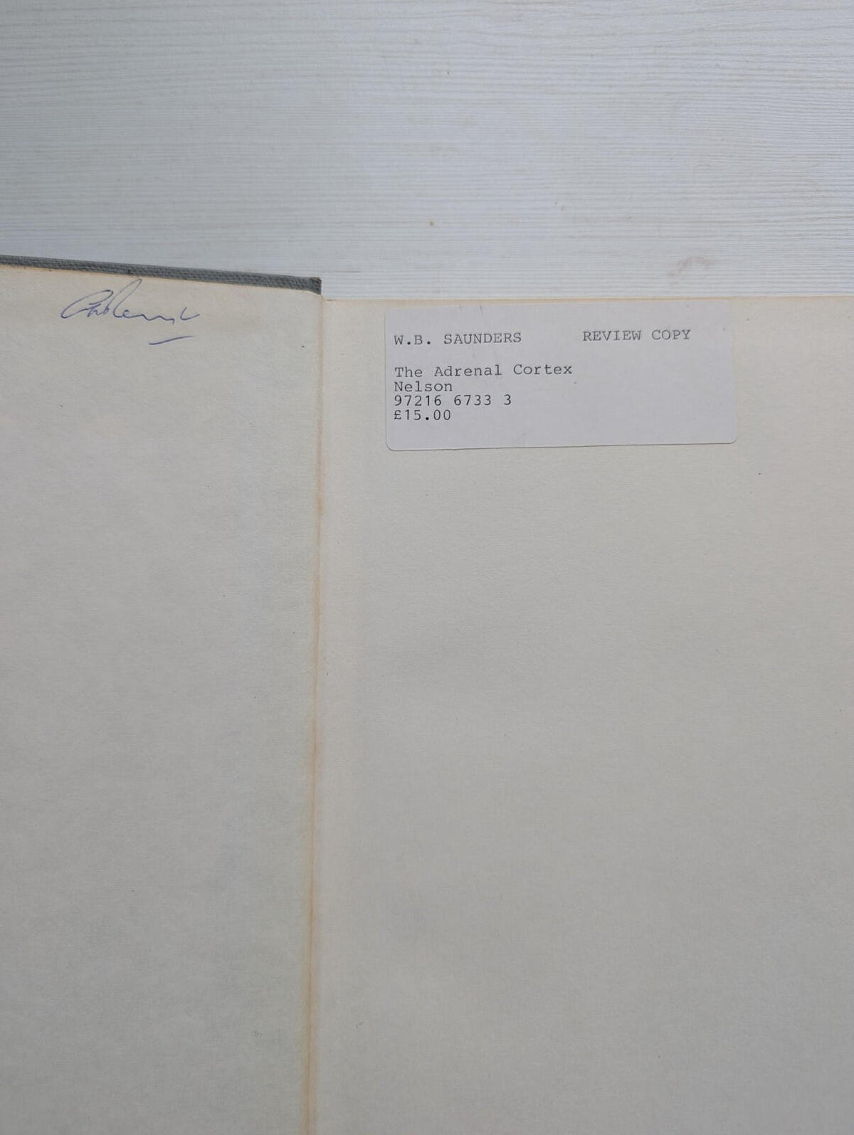 The Adrenal Cortex: Physiological Function and Disease by Don H. Nelson - 1980