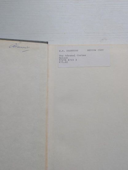 The Adrenal Cortex: Physiological Function and Disease by Don H. Nelson - 1980