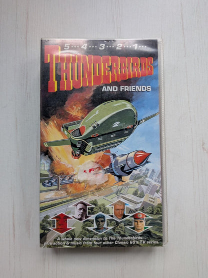 Thunderbirds and Friends VHS Tape - Includes Prisoner, Stingray + More, 1993