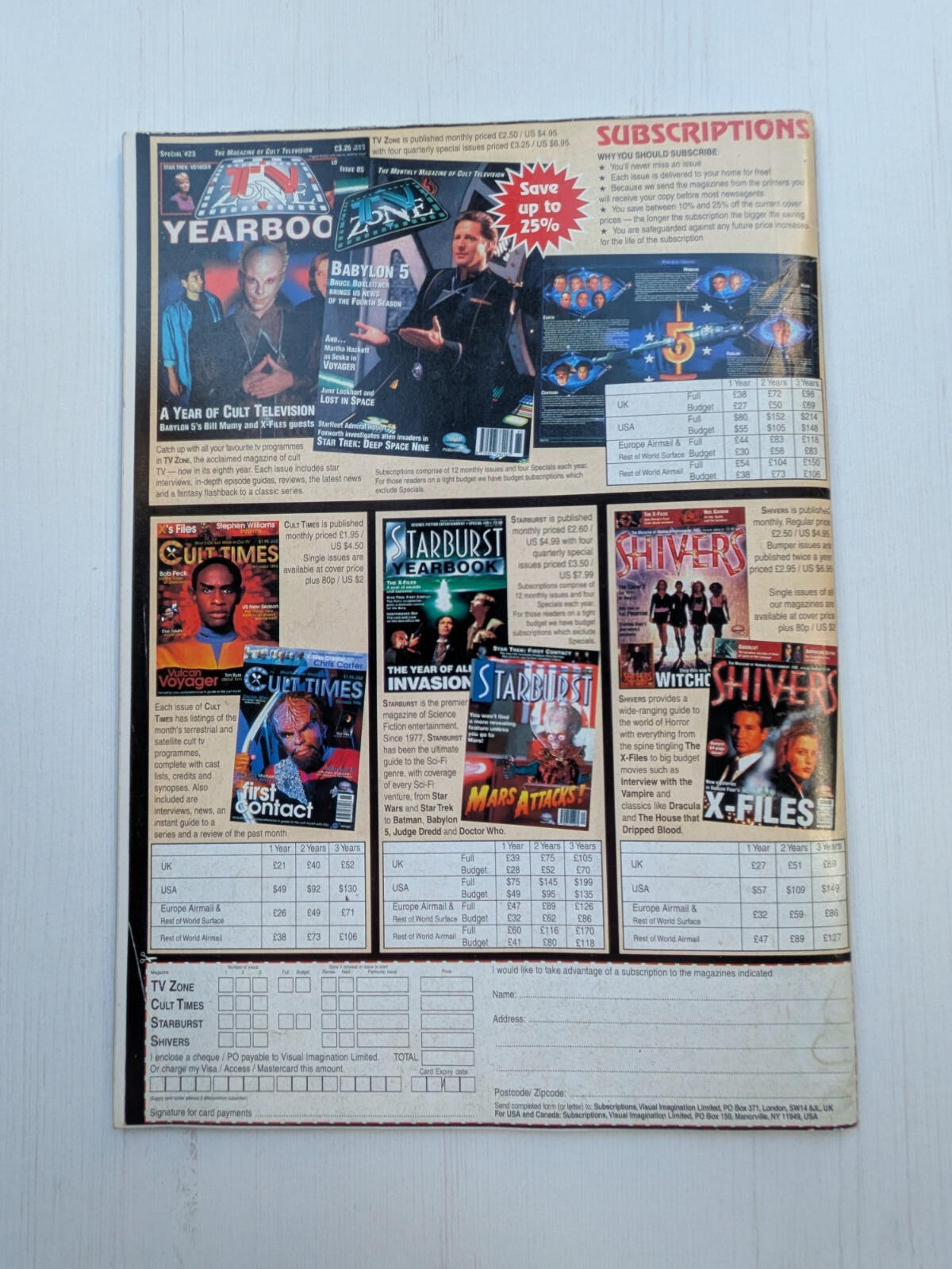 TV Zone Issue 86 January 1997 - Bumper Issue, Sinbad and Hercules Cover