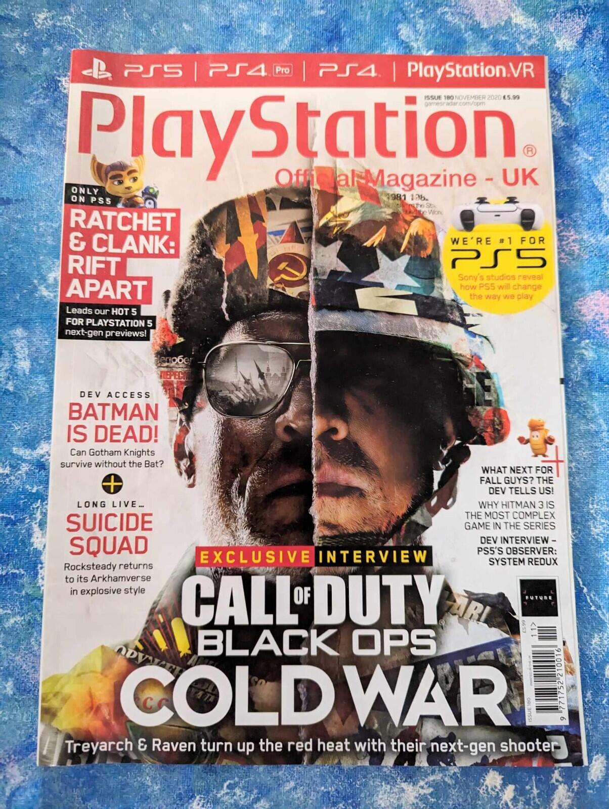 Playstation Official Magazine UK Issue 180, November 2020, COD Black Ops CW