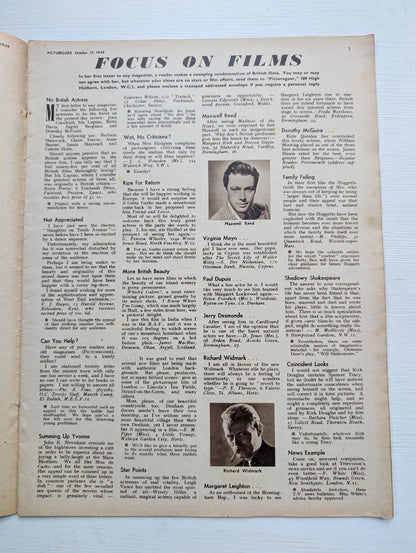 Picturegoer: The National Film Weekly October 15, 1949 - Van Johnson Cover