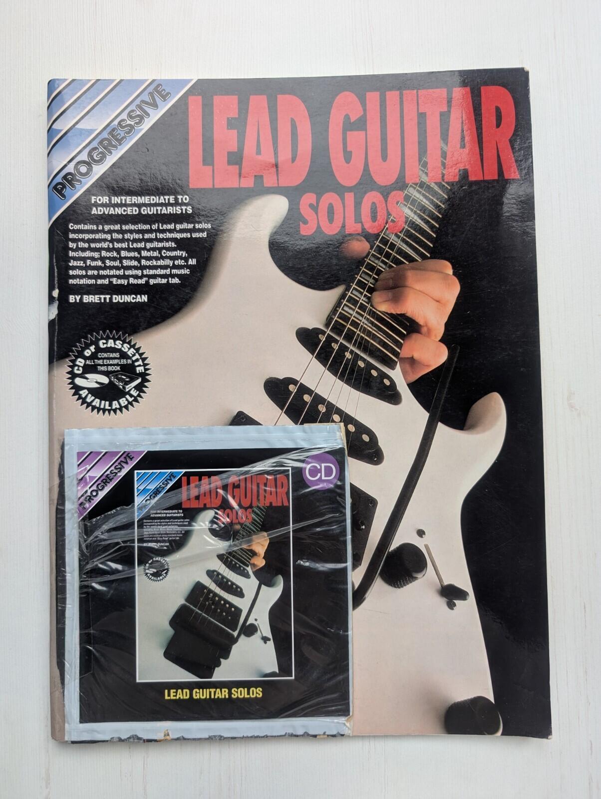 Progressive Lead Guitar Solos by Brett Duncan - Includes CD - 1995