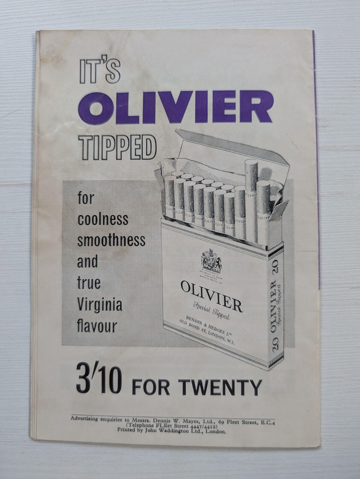 Sadler's Wells Theatre - Sadler's Wells Opera Programme 1963