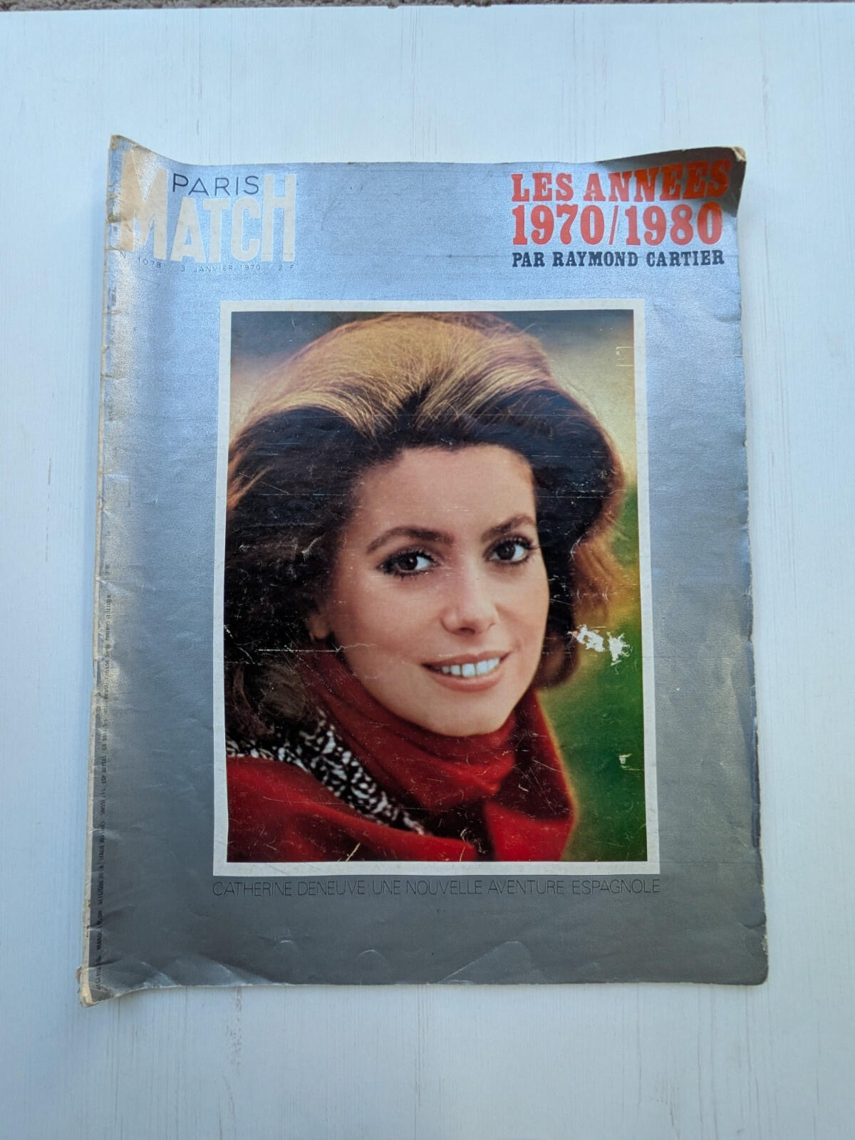 Paris Match No.1078 - 3 Janvier 1970 - Catherine Deneuve Cover - French Magazine