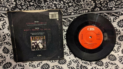 The Bangles - Eternal Flame 7" Vinyl, 1988, CBS
