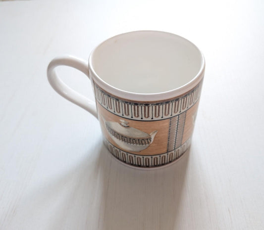Vintage Wedgwood Yellow Sugar Pot Bone China Mug - 1997 - Made in England