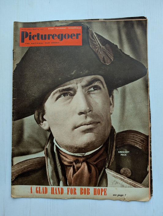 Picturegoer: The National Film Weekly April 14, 1951 - Gregory Peck Cover