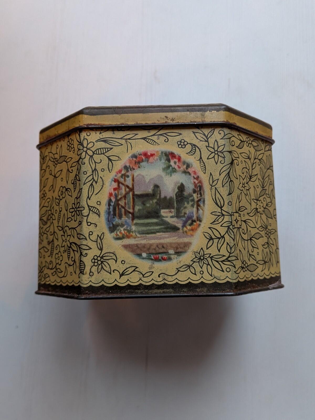 Rare/Scarce McFarlane Lang & Co. Biscuit Tin (Empty) - Lady In Garden - 1930s