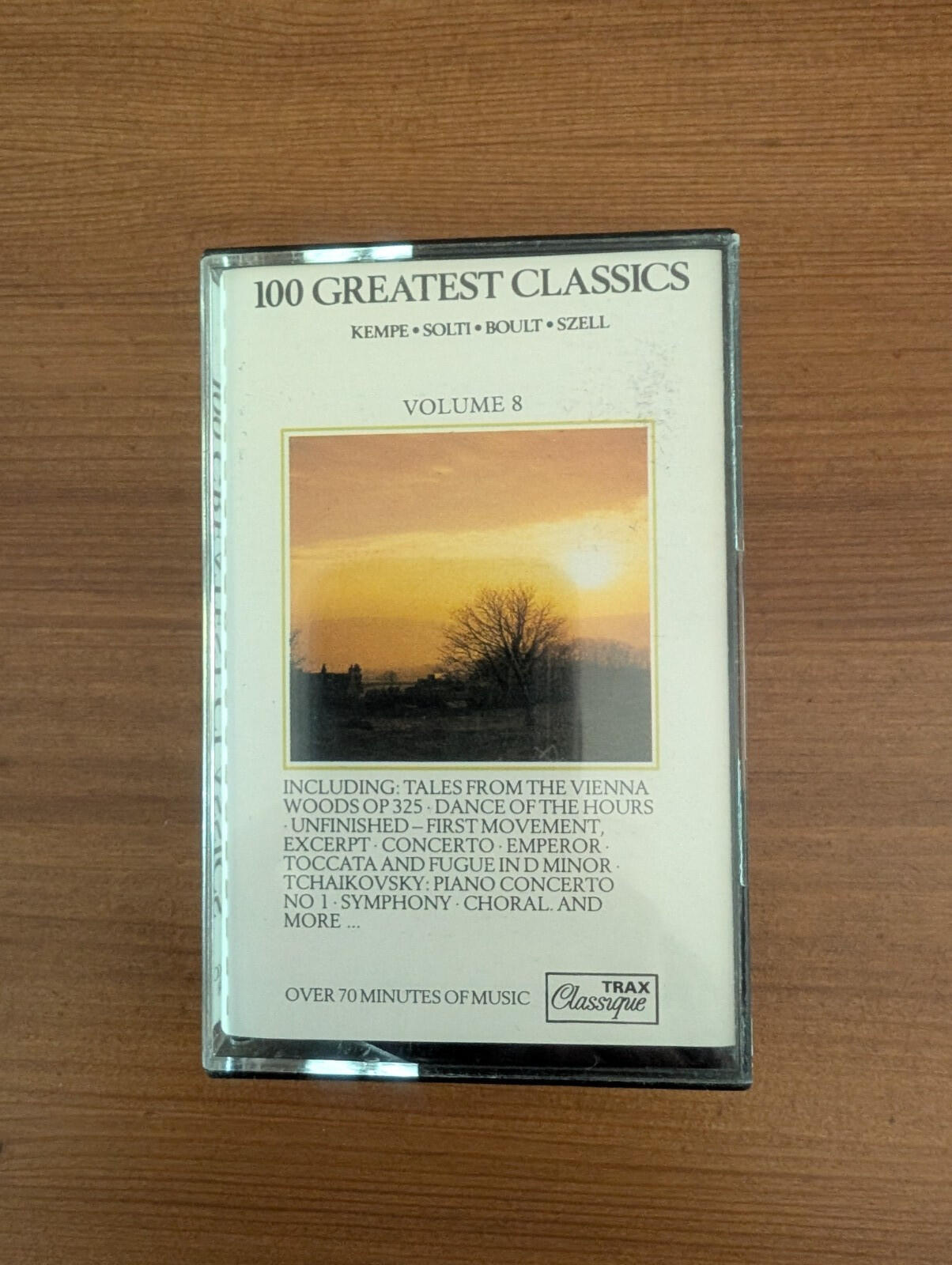 100 Greatest Classics Volume 8 - 1987 - Trax Music Ltd Cassette Tape