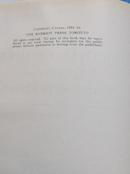 Specialized Philatelic Catalogue of Canada and British North America - 1954