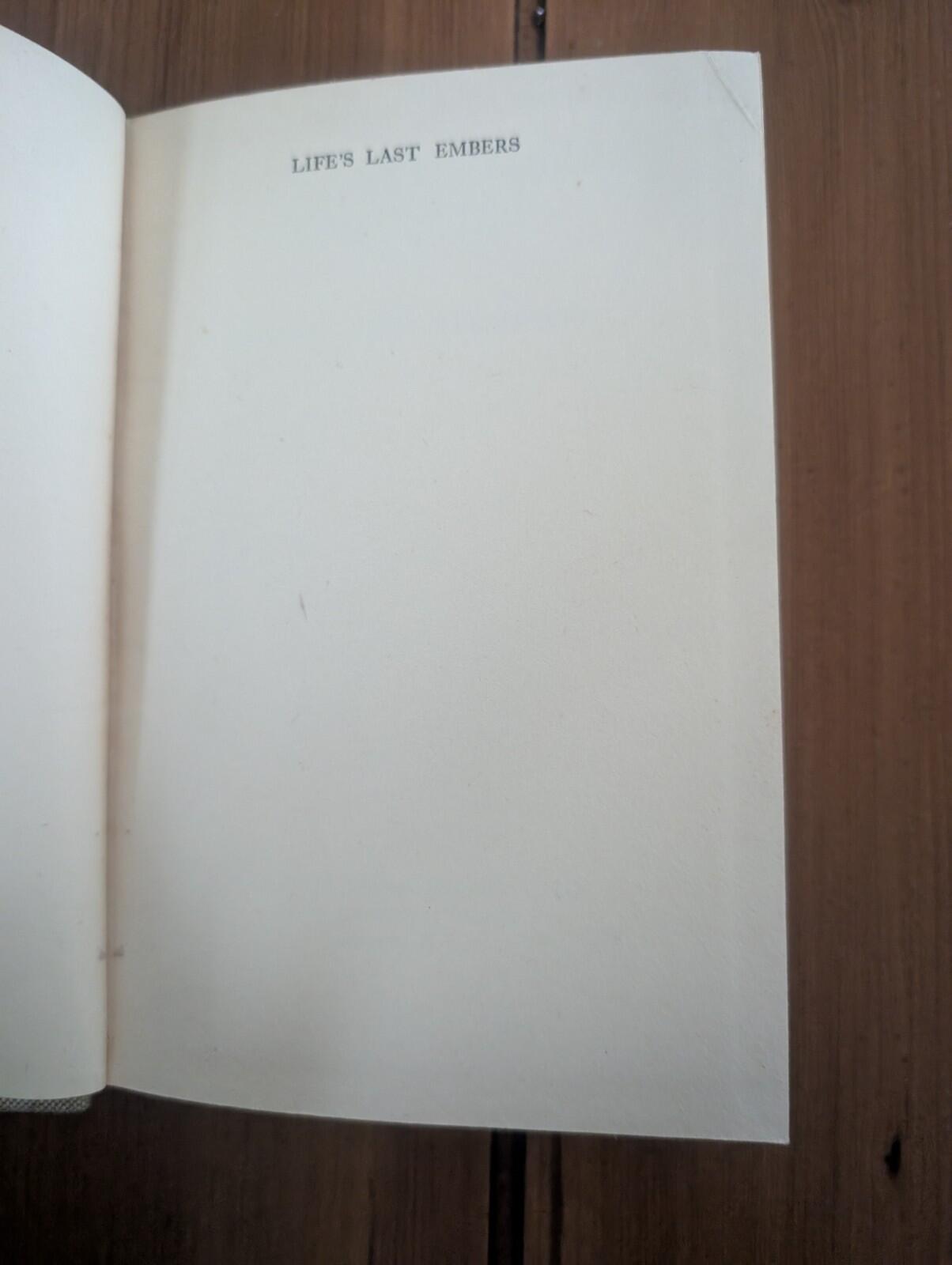 Life's Last Embers by Michael John O'Flaherty - 1940 - Pallas Publishing Co Ltd