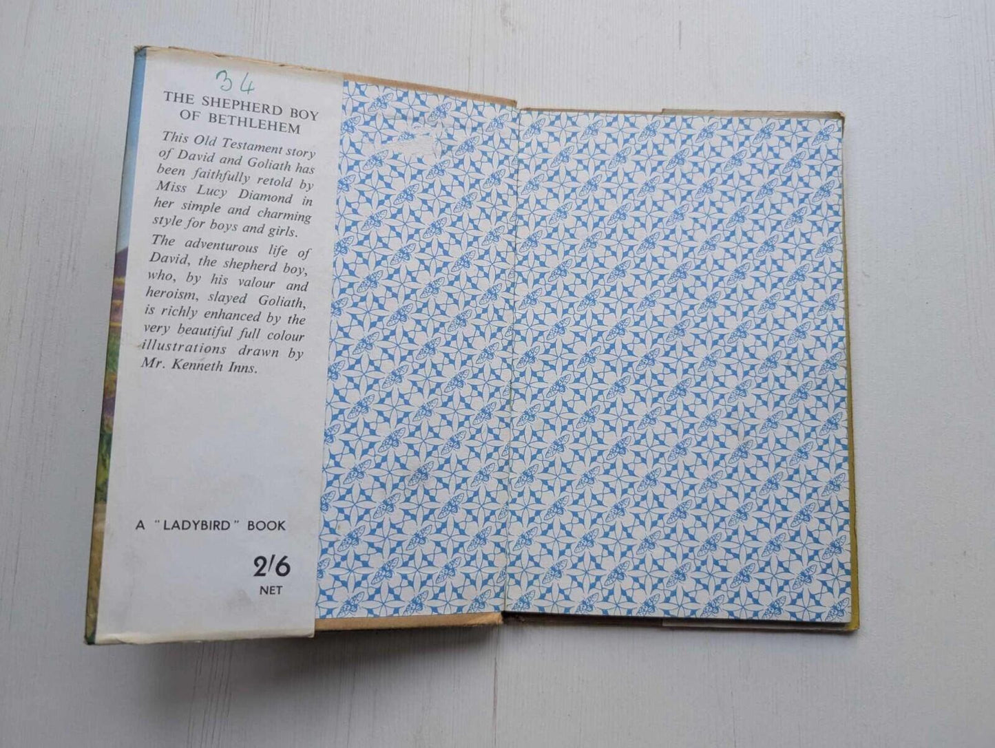 The Shepherd Boy of Bethlehem - Ladybird Book - Willis & Hepworth Ltd