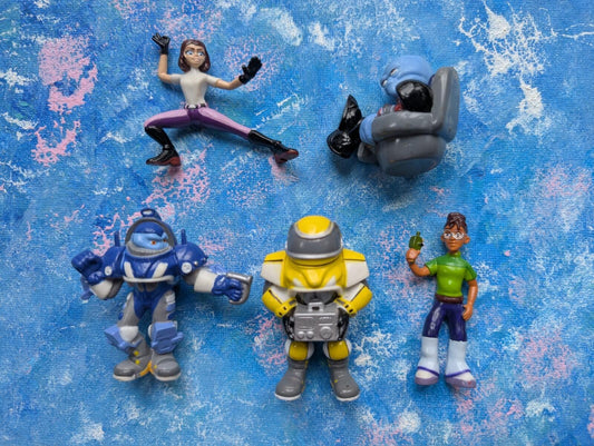 Butt Ugly Martians x5 Figure Bundle - 2000 - Just Group PLC
