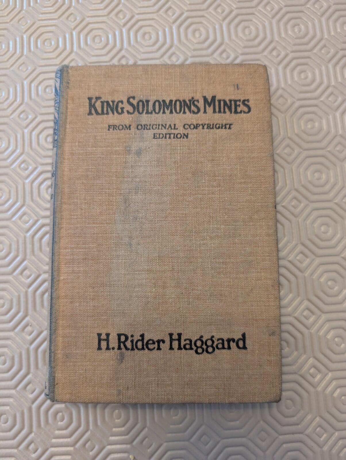 King Solomon's Mines by H. Rider Haggard - Cassel and Company Ltd
