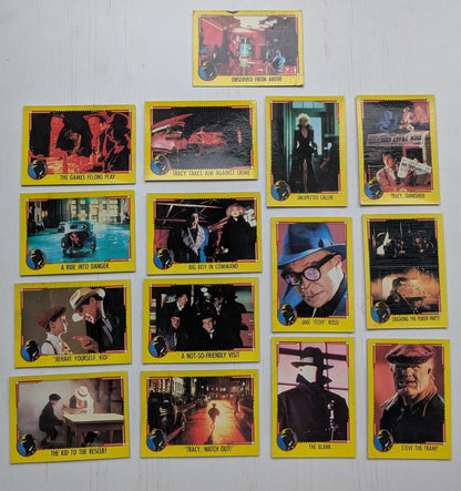 Dick Tracy: The Movie Trading Card Bundle - x15 Cards - 1990