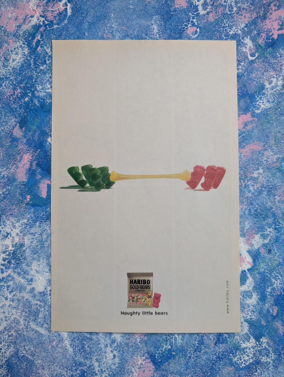 Haribo Gold-Bears Vintage Advertisement - See Details