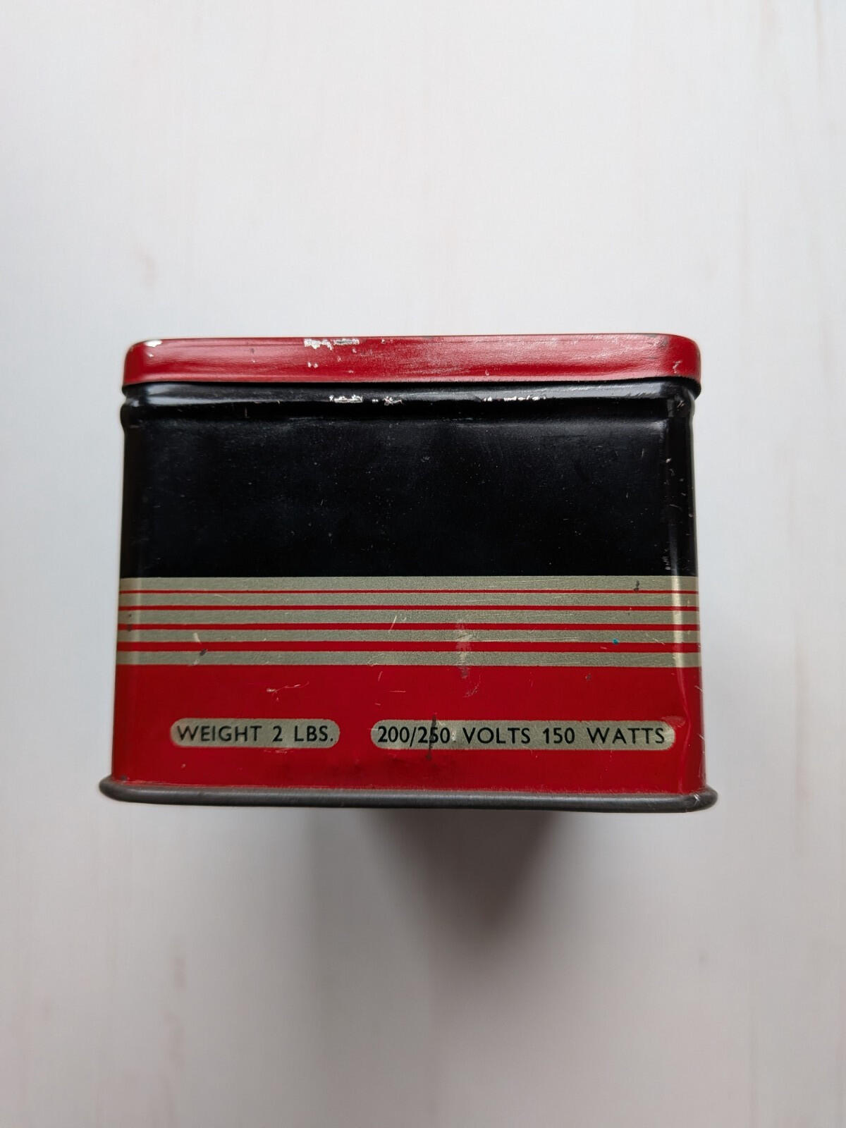 Vintage Prilect Travelling Iron Tin (Empty) - 1950s
