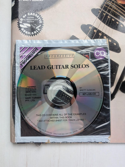 Progressive Lead Guitar Solos by Brett Duncan - Includes CD - 1995