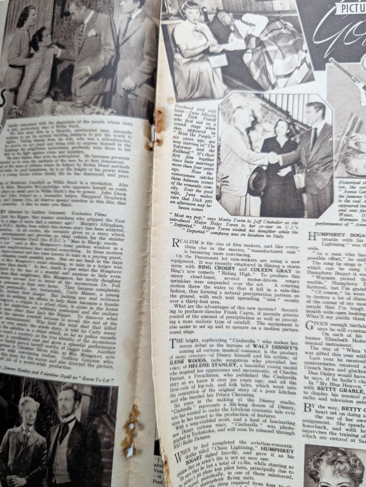 Picture Show Vol. 54 No. 1411 April 15th 1950 - Susan Hayward/Dana Andrews Cover