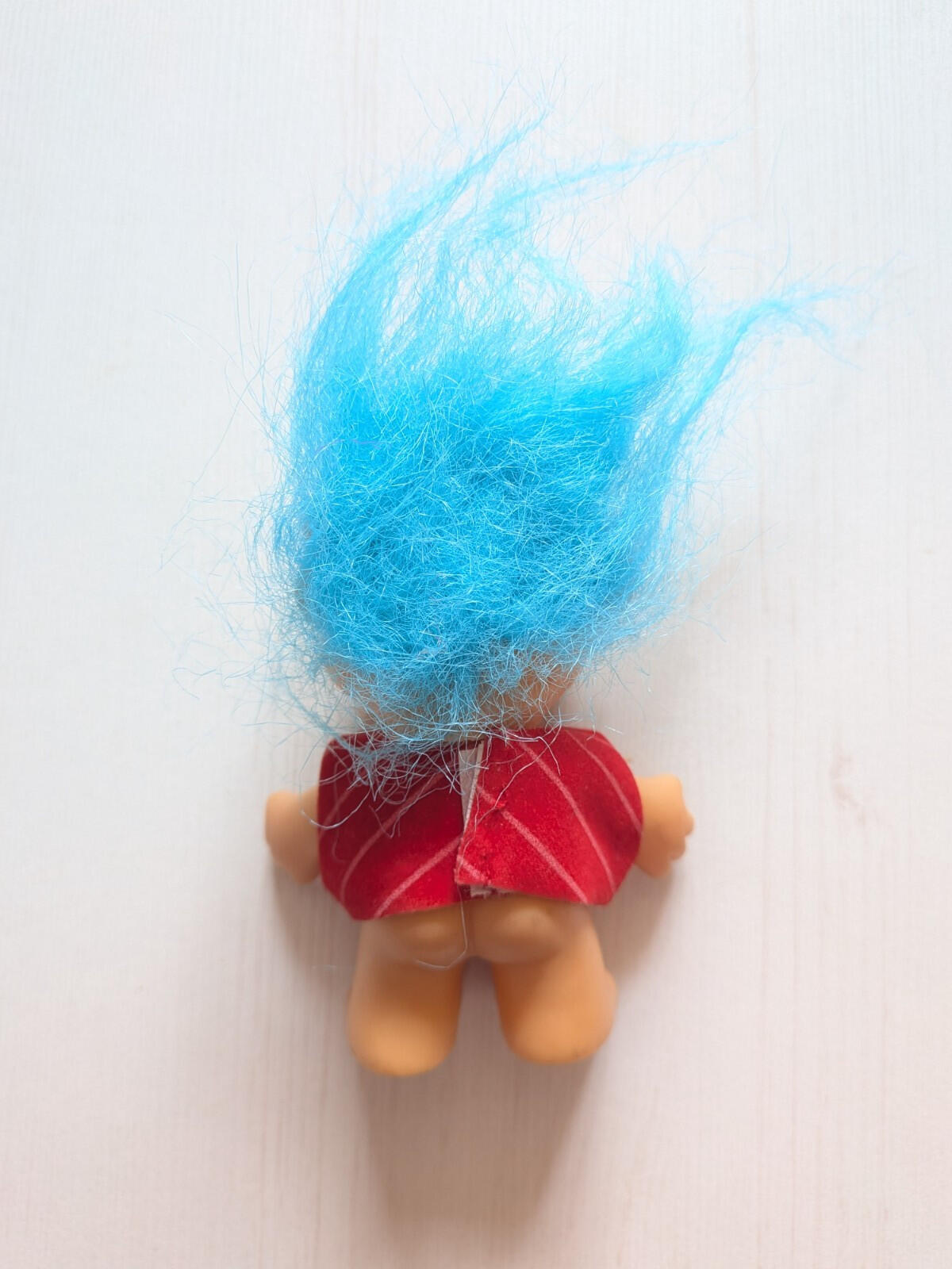 Vintage Blue-Haired Troll Small Doll - 1992 - ITB