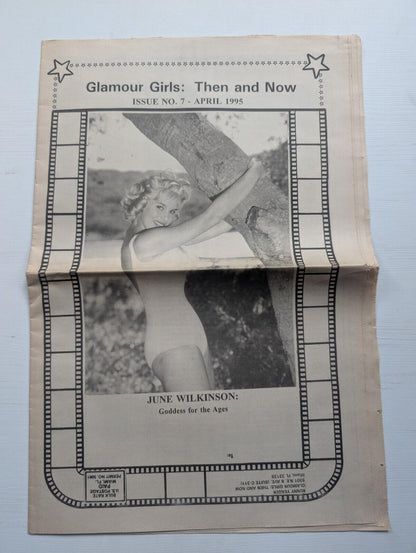 Glamour Girls Then and Now Issue No. 7 - April 1995 - June Wilkinson Cover