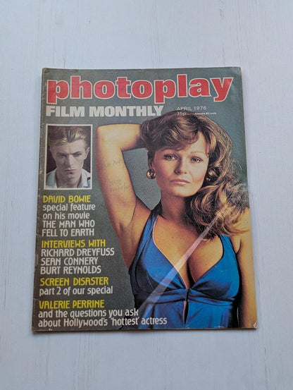 Photoplay Film Monthly Vol. 27 No. 4 April 1976 - Valerie Perrine/David Bowie