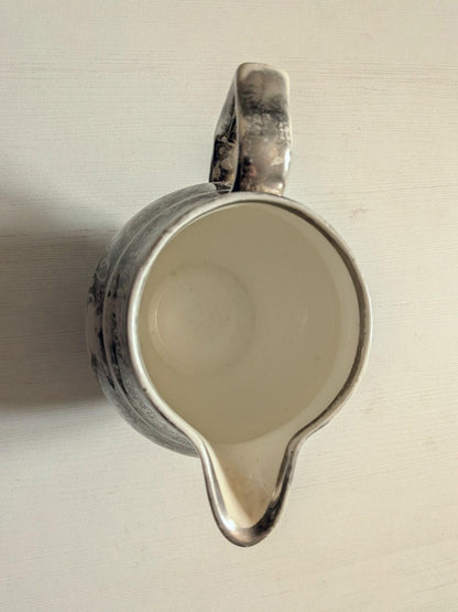 Vintage Gray's Pottery Silver Lustre Jug - 1954 - Made in Stoke-On-Trent