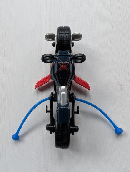 Spider-Man Stunt Launch Motorcycle Toy - 2012 - Marvel/Hasbro