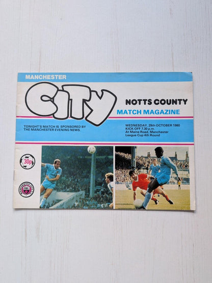 Manchester City 1980 Match Magazine x5 Bundle