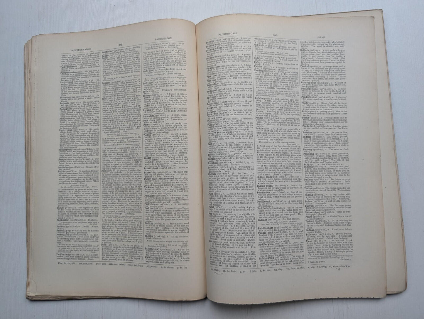 Ogilvie's Imperial Dictionary of The English Language Div. 11 - 1880's Approx