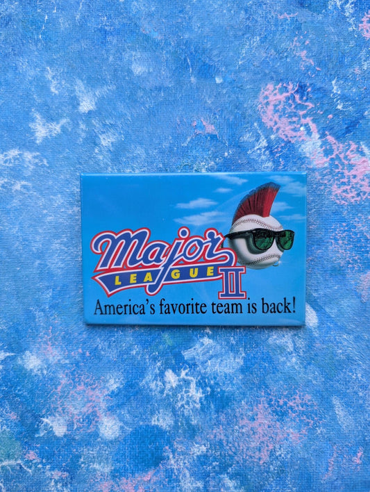 Major League II Charlie Sheen Movie Pin Badge