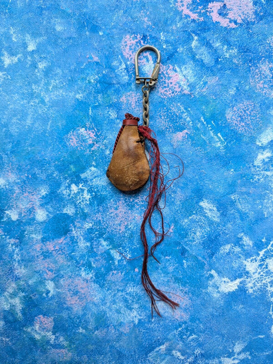 Vintage Spanish Wineskin/Bota Bag Novelty Retro-Style Keyring