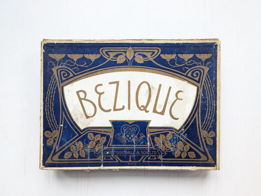 Antique Bezique Card Game Set - Goodall & Son Ltd 6248 - 1890's Approx