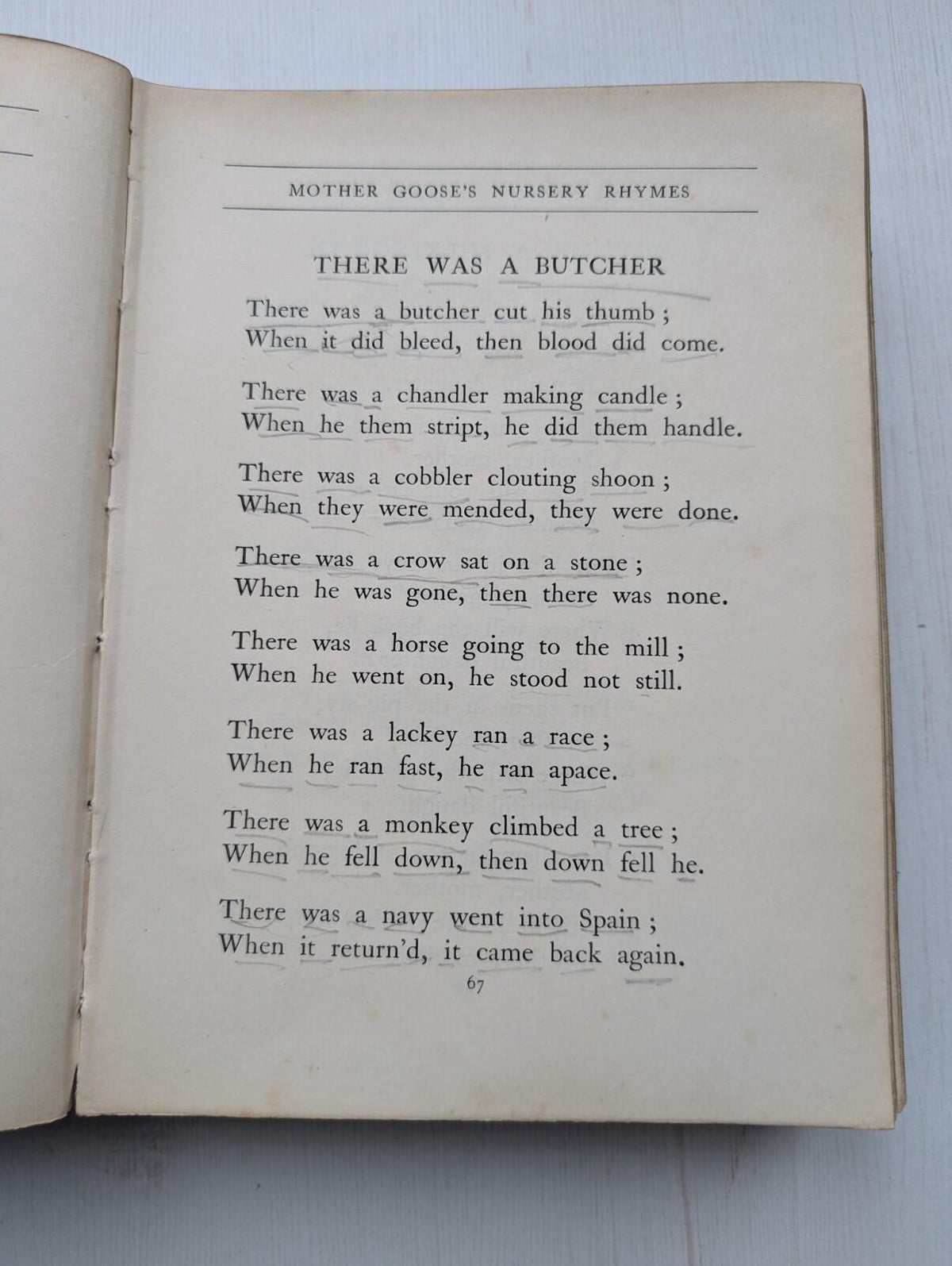 Mother Goose Nursery Rhymes - Illustrated by John Hassall - 1909