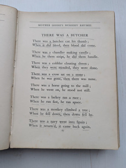 Mother Goose Nursery Rhymes - Illustrated by John Hassall - 1909