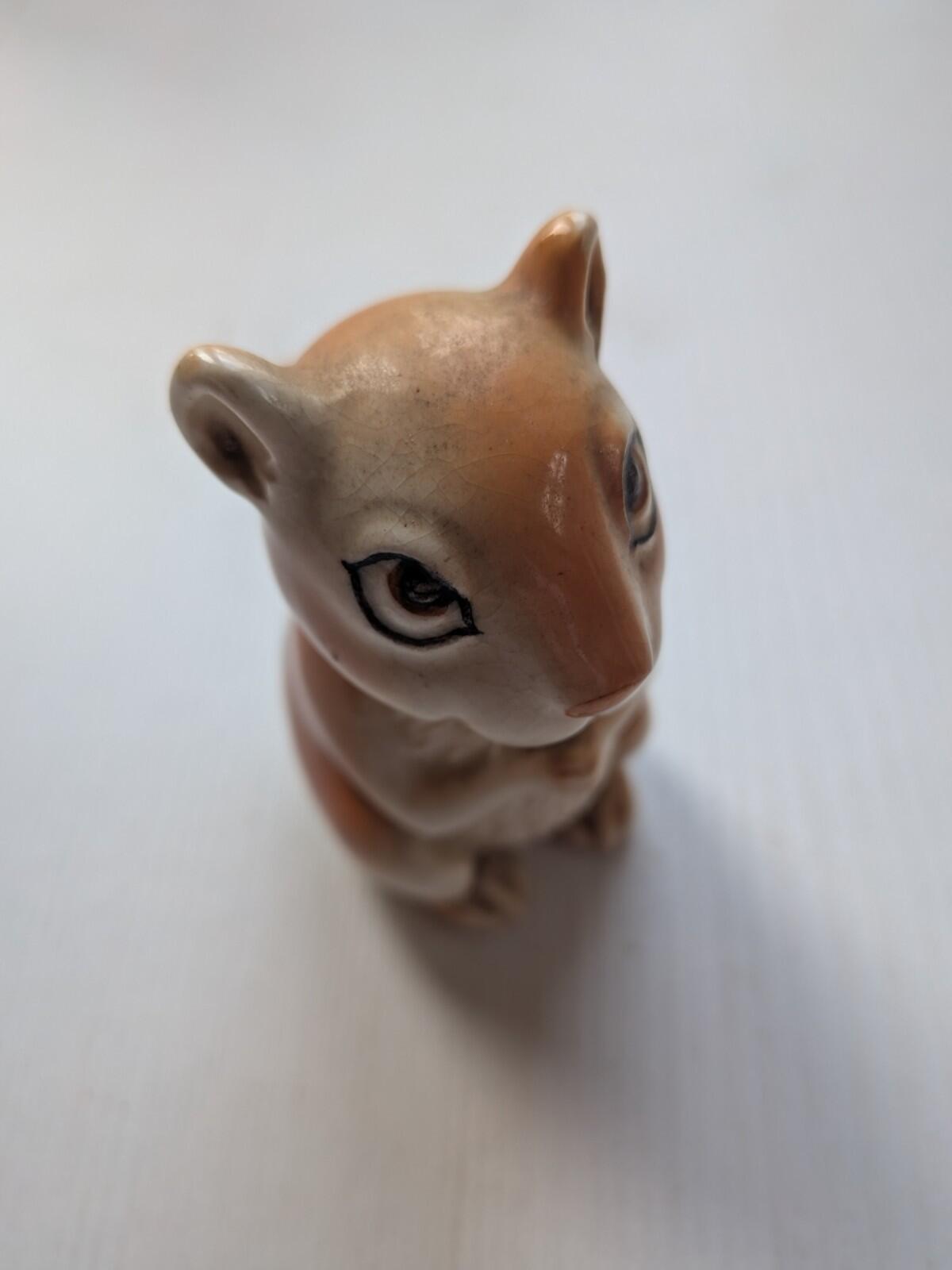 Small Ceramic Chipmunk - Made in Chester, England - Brand Unknown