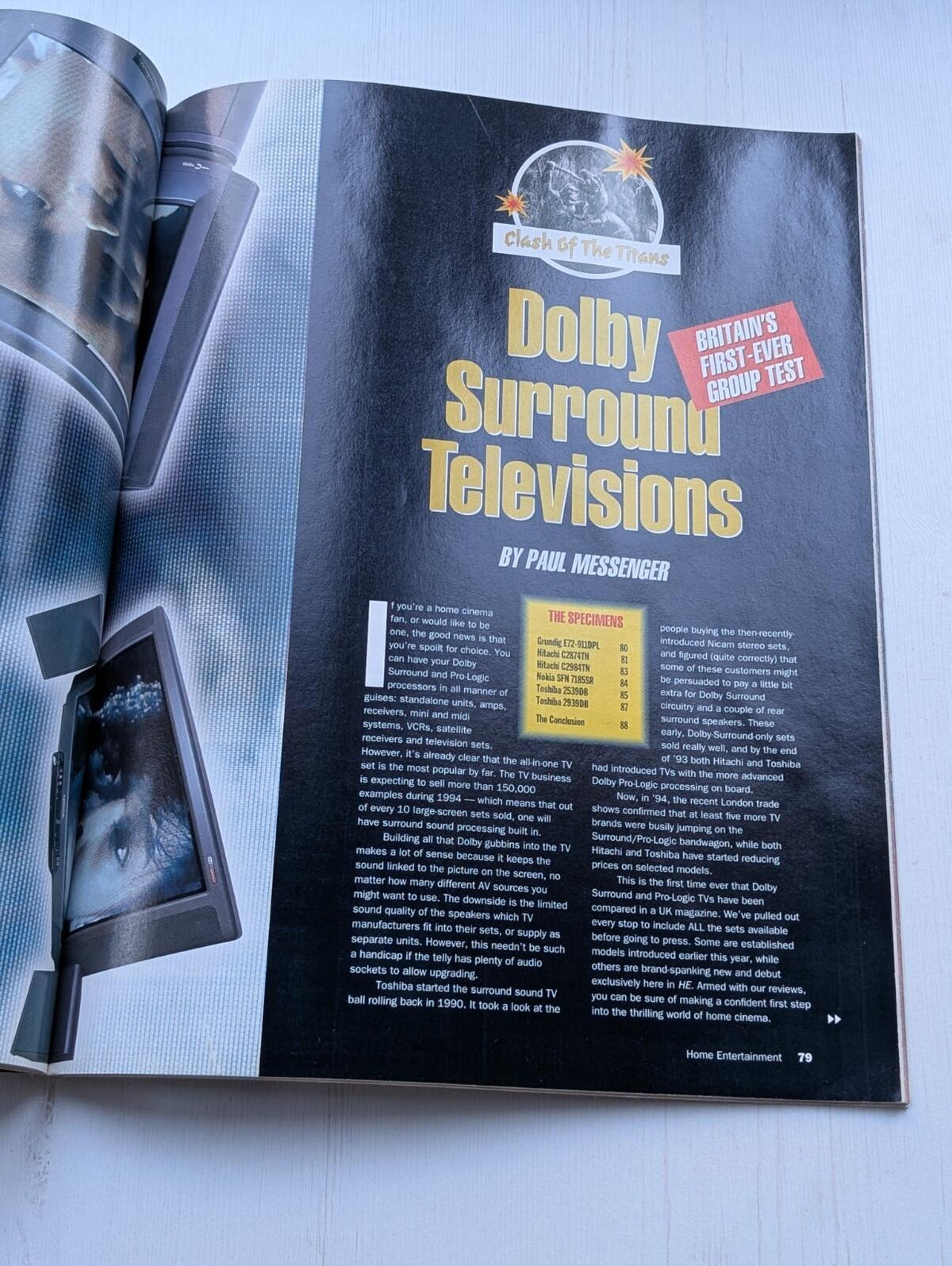Home Entertainment Magazine July 1994 - Bargain Home Cinema/Surround Sound