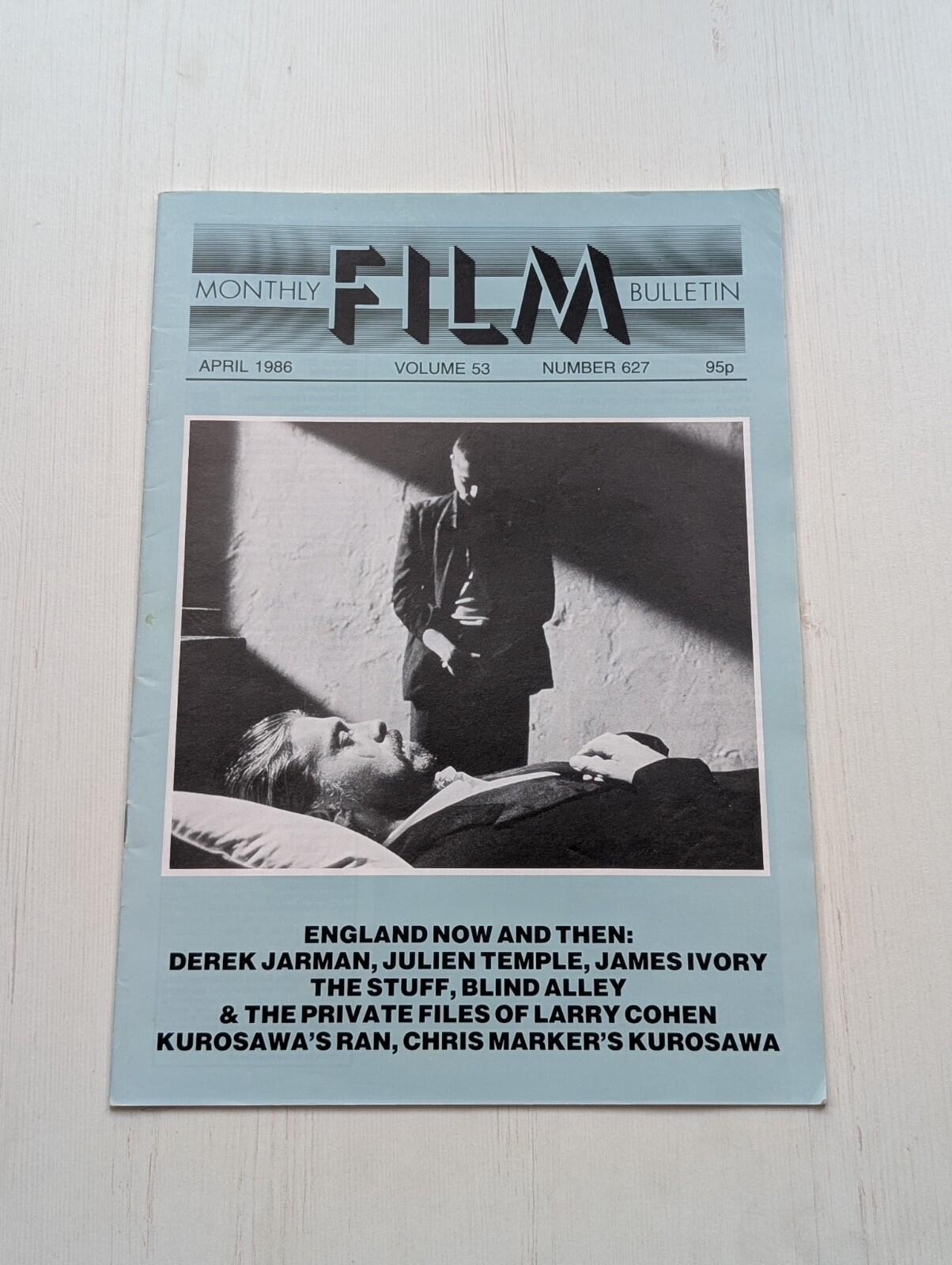 Monthly Film Bulletin Vol. 53 No. 627 - April 1986 - The British Film Institute