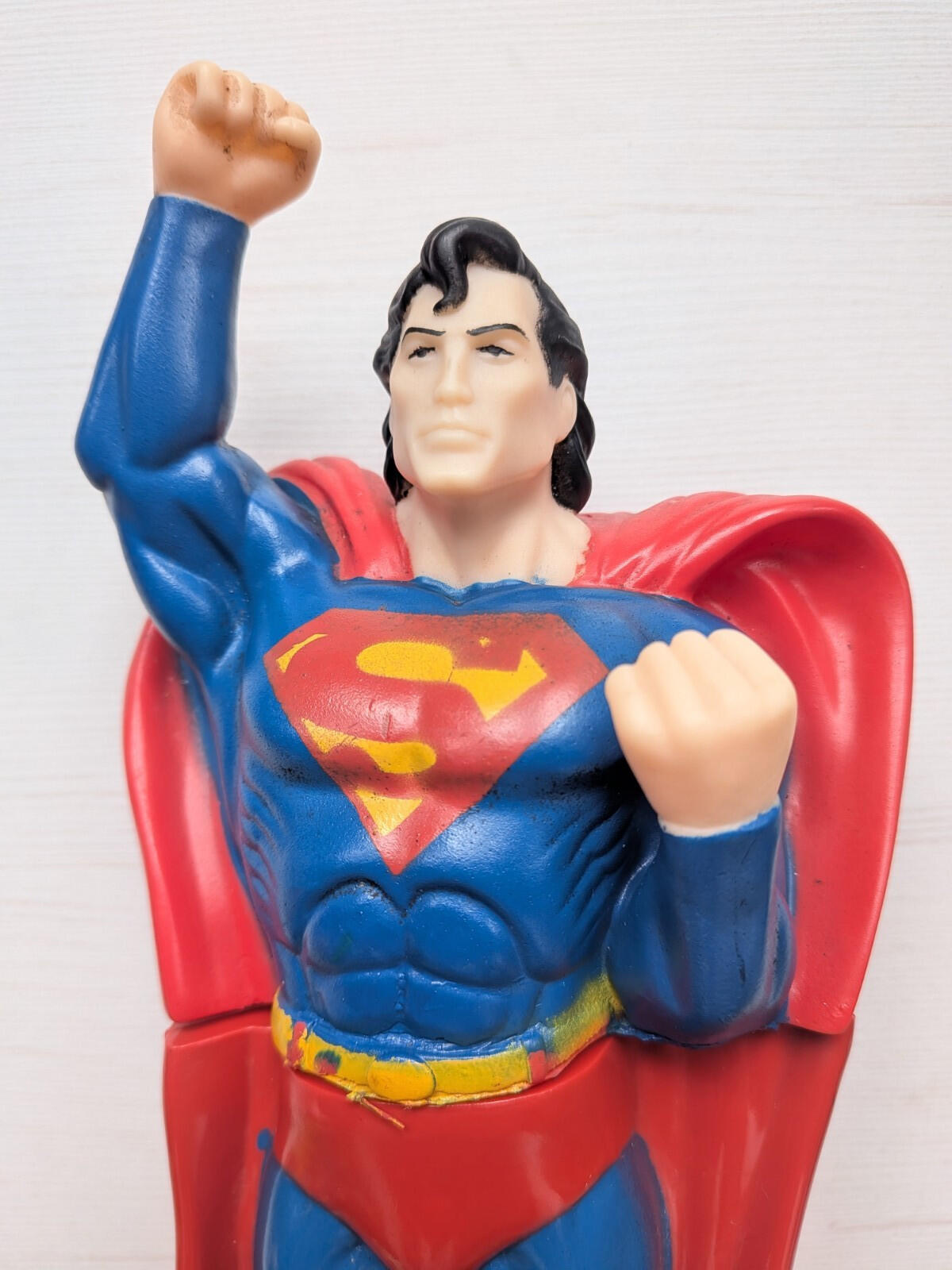 Vintage Superman Bubble Bath Bottle Figure - 1994 - DC Comics