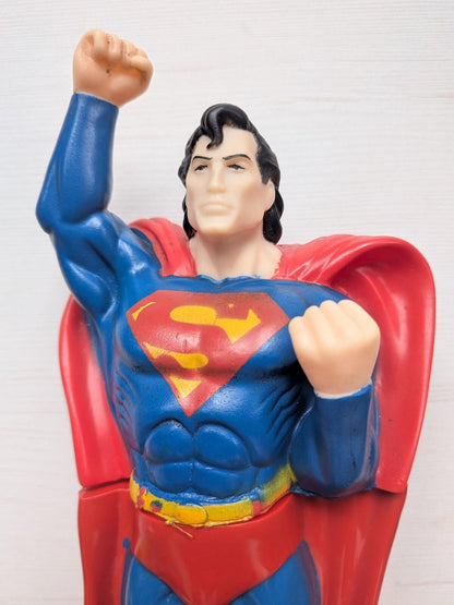 Vintage Superman Bubble Bath Bottle Figure - 1994 - DC Comics