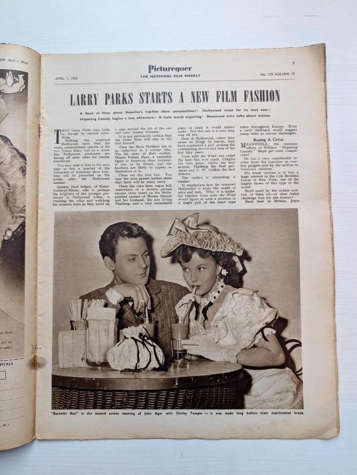 Picturegoer: The National Film Weekly April 1, 1950 - Bing Crosby Cover