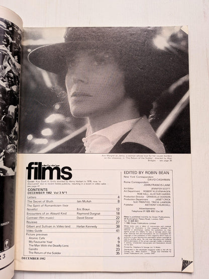 Films on Screen and Video Vol. 3 No. 1 December 1982 - Koo Stark Cover