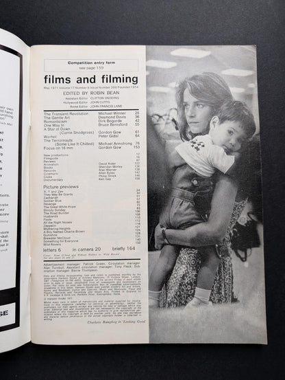 Films and Filming Vol. 17 No. 8 May 1971 - 200th Issue - Wild Rovers Cover