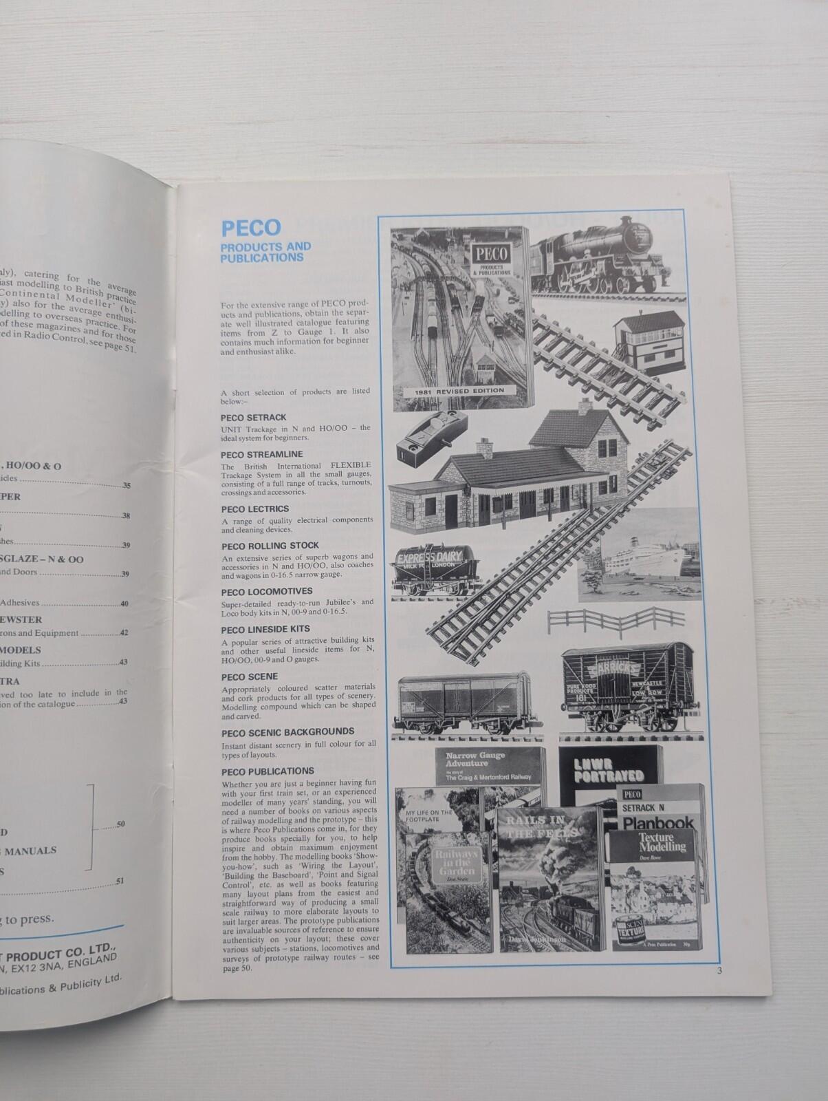 PPP Catalogue of Model Railway Products - 1980s Approx
